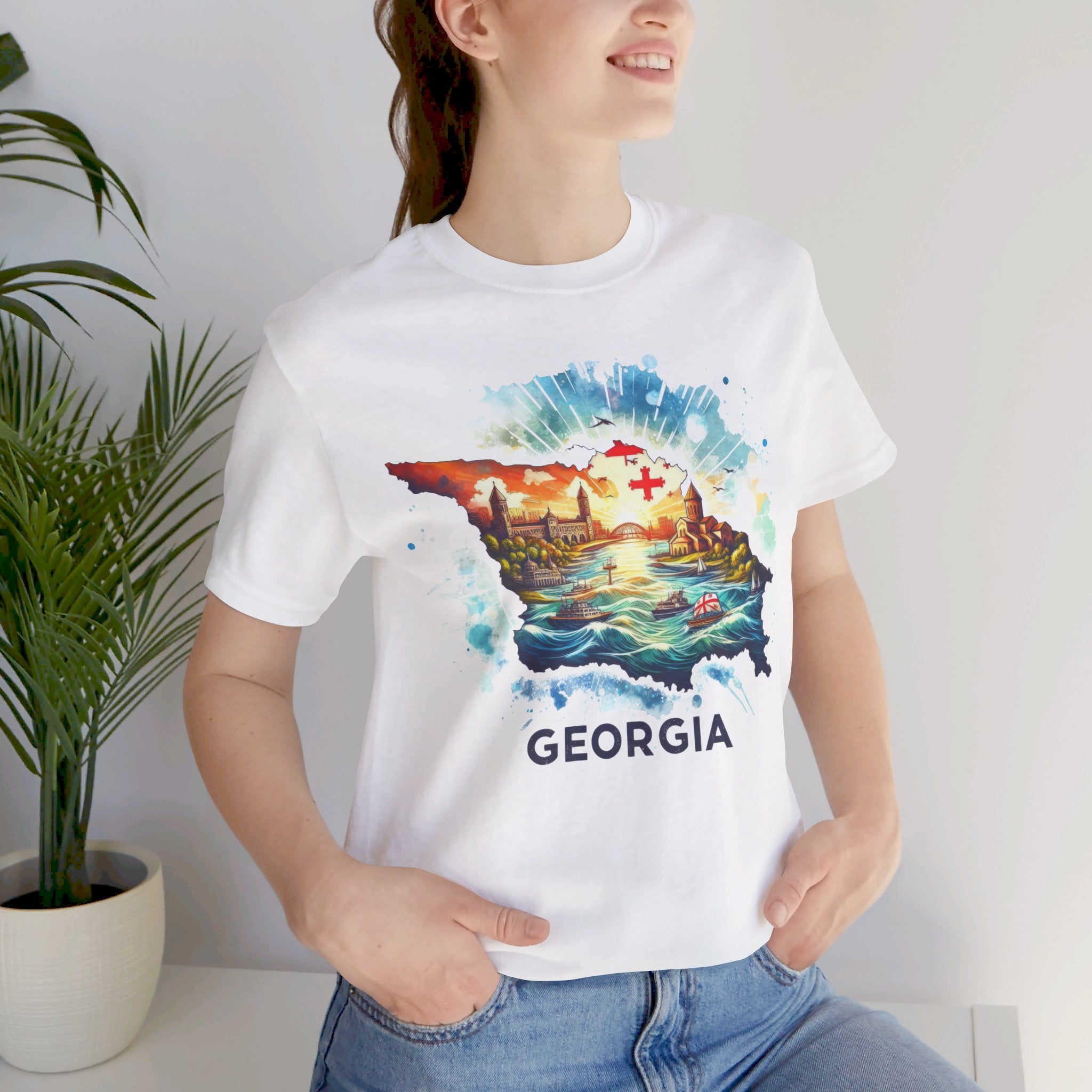 Georgia State Pride T-Shirt | State of Georgia Graphic Tee - Deez Teez