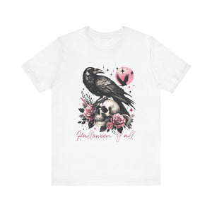 Halloween Y'all T-Shirt | Fun & Festive Raven Halloween Tee - Deez Teez