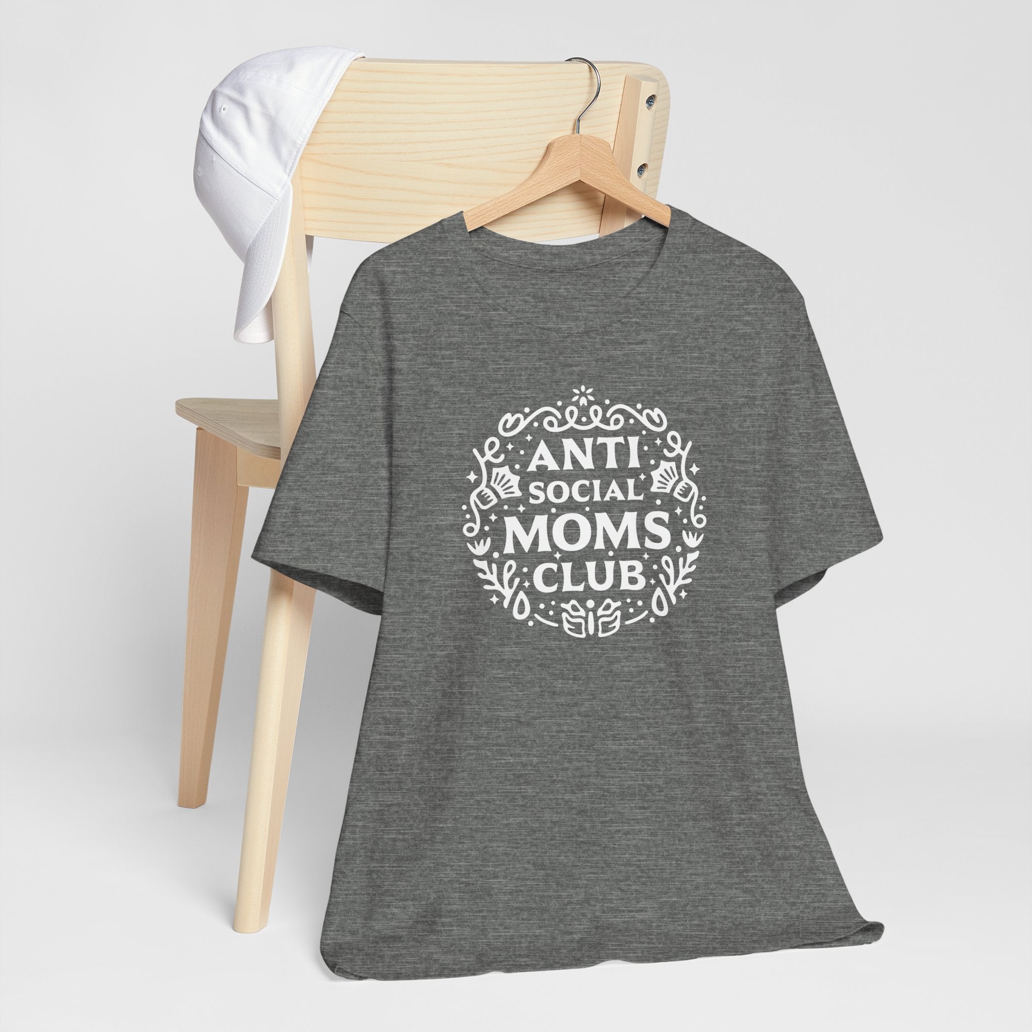 Anti-Social Moms Club T-Shirt | Funny Introvert Mom Tee