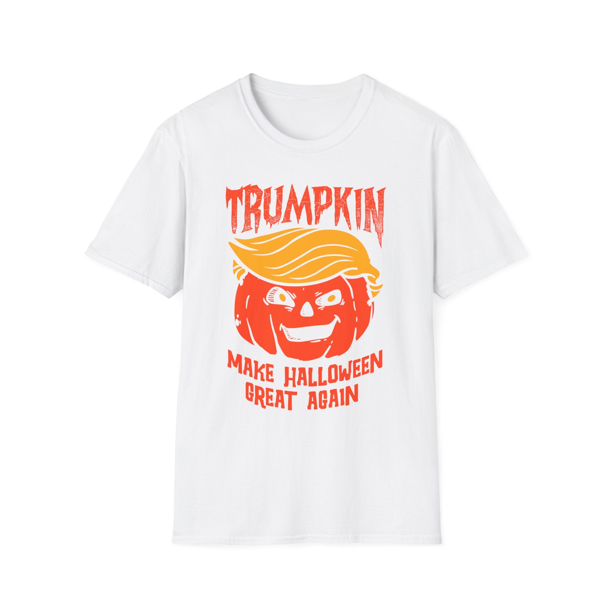 Trumpkin: Make Halloween Great Again Tee | Combover Pumpkin Donald Trump T-Shirt