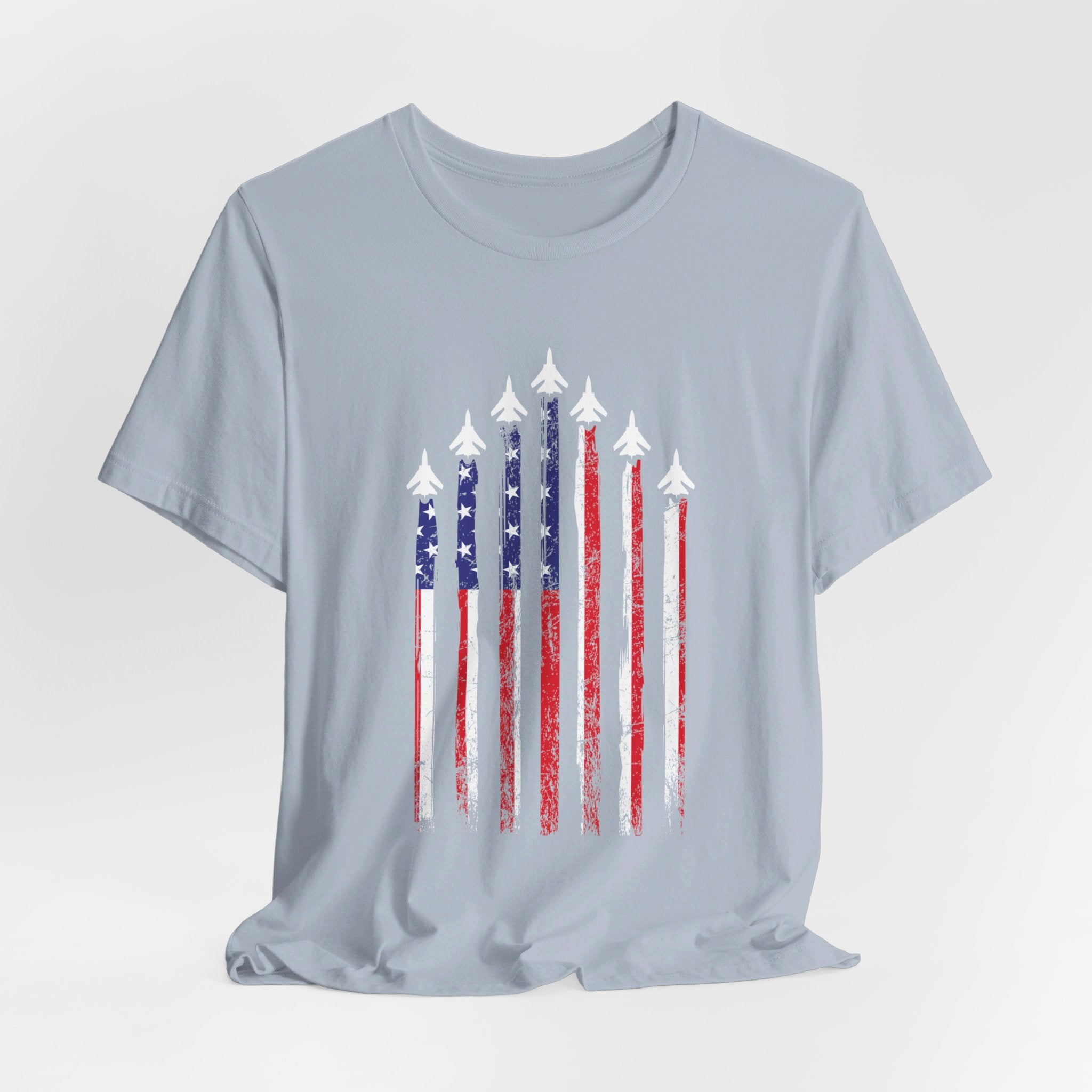 Military Honor T-Shirt | Jet Formation USA Tee | Gift for Airmen - Deez Teez