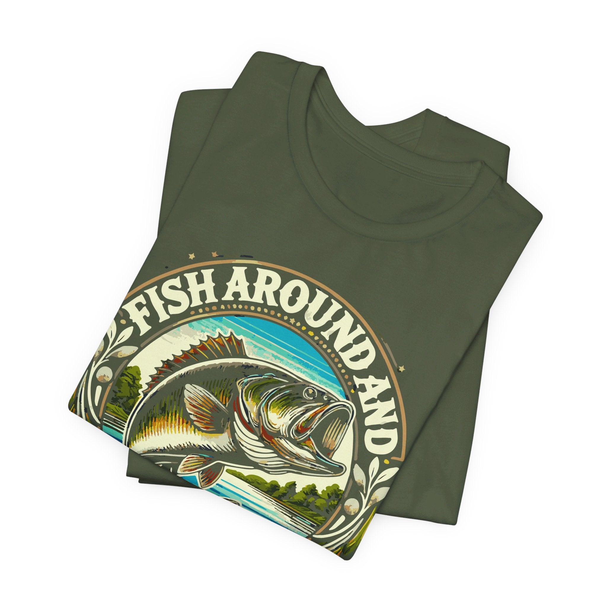 'Fish Around and Find Out' Angler's T-Shirt | Fisherman FAFO T-Shirt - Deez Teez