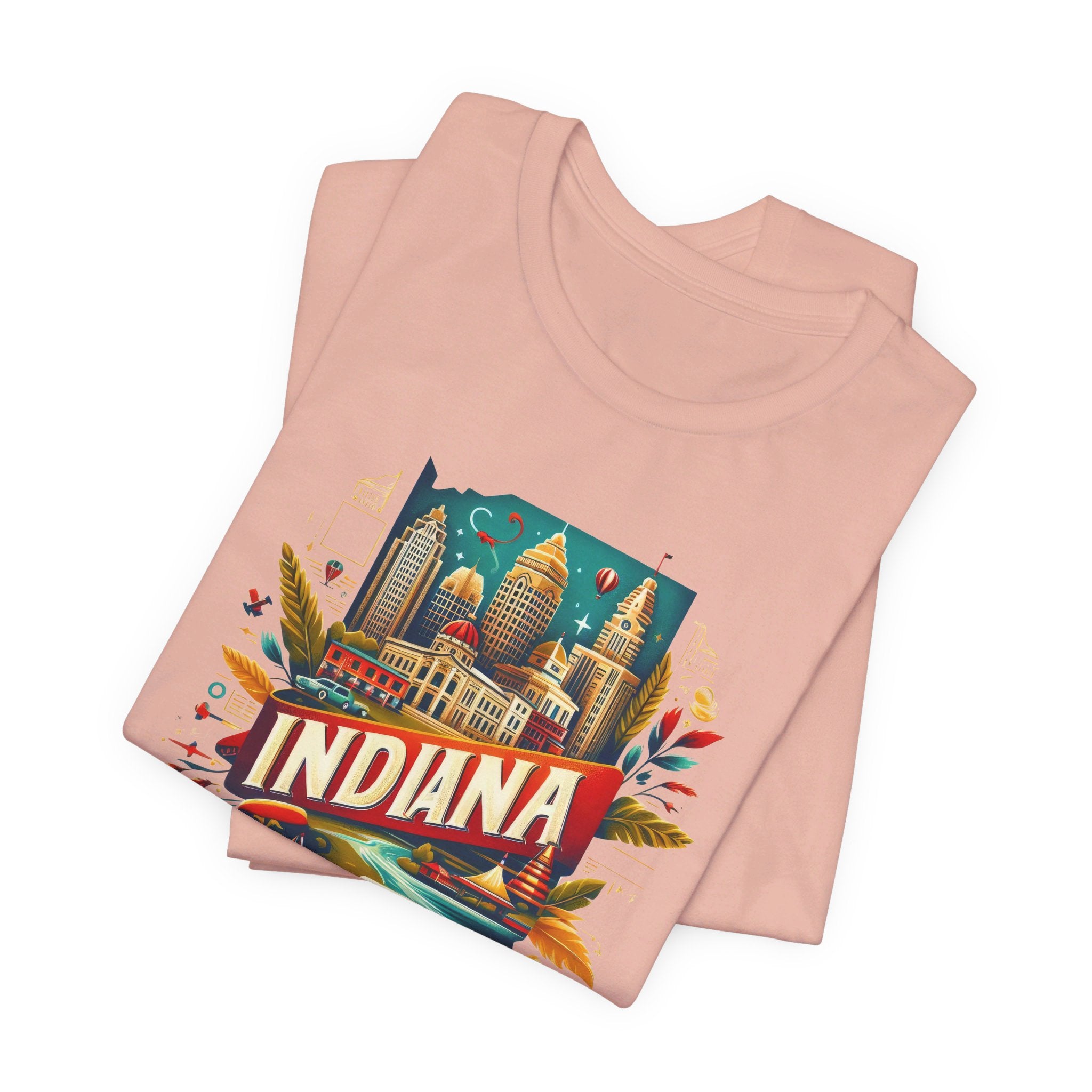 Indiana State Pride T-Shirt | State of Indiana Graphic Tee - Deez Teez