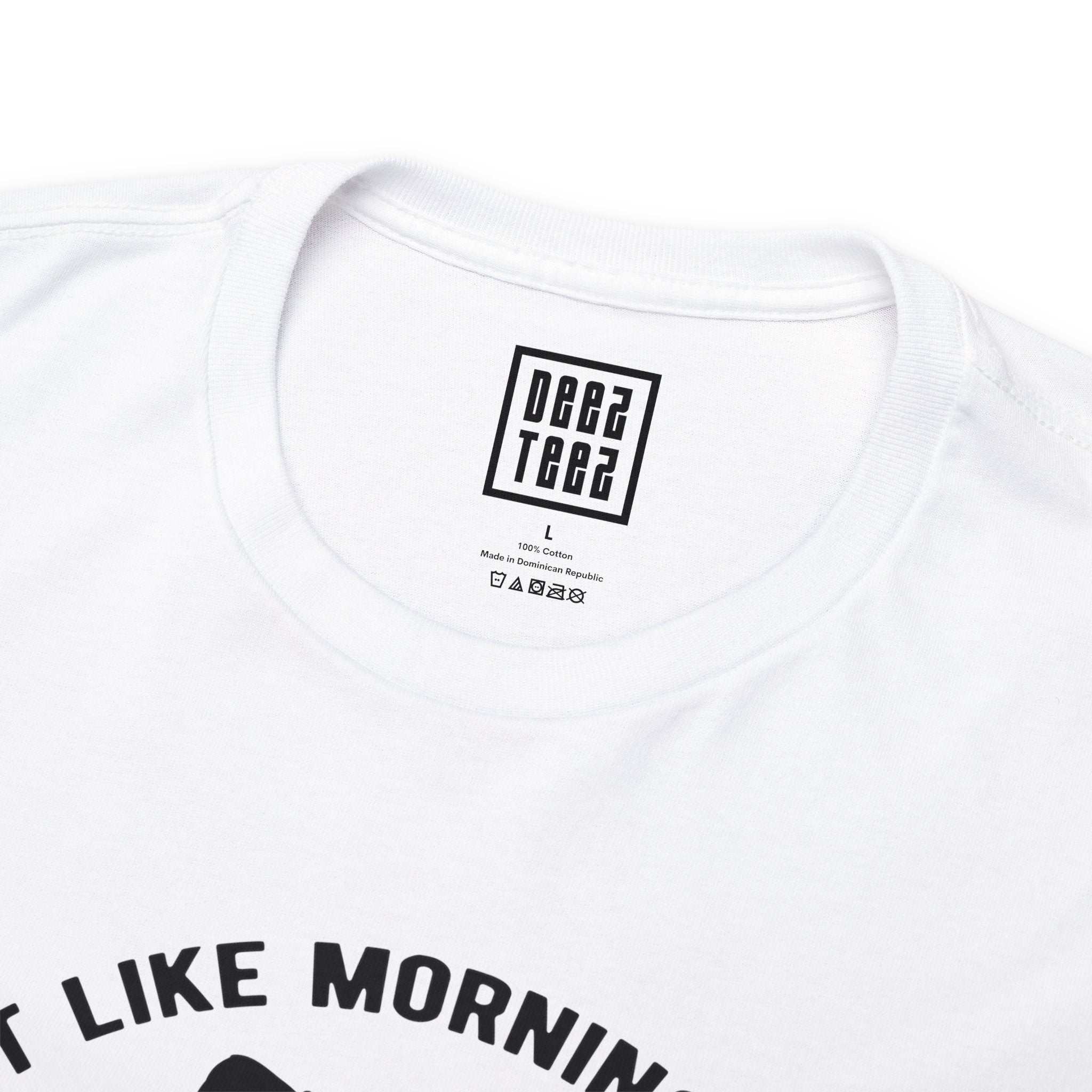 Cat Lover's - 'I Don't Like Morning People, Mornings, or People' - Pets T-Shirt - Deez Teez