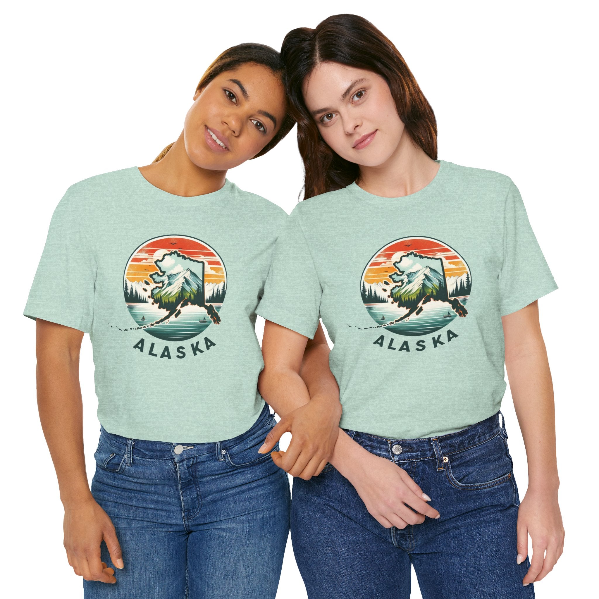 Alaska State Pride Jersey T-Shirt - Deez Teez