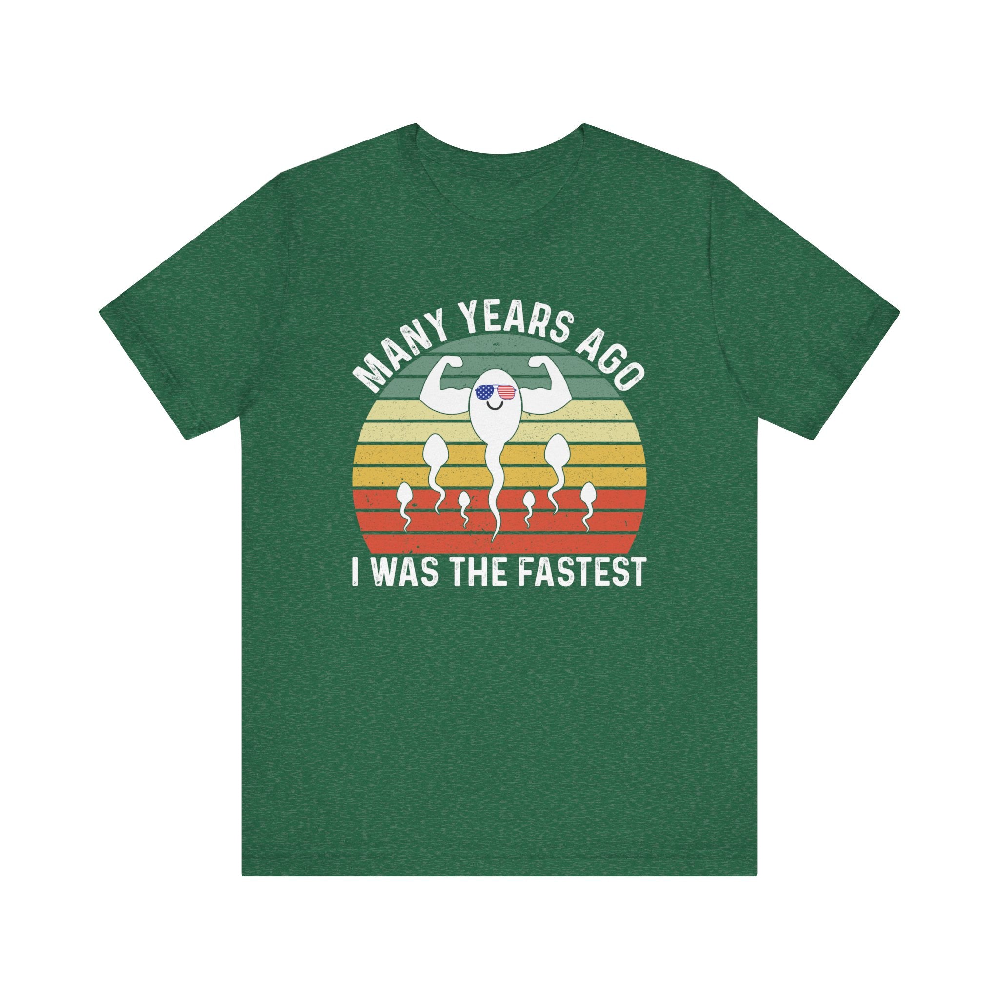 'Many Years Ago I was the Fastest' T-Shirt | Strong Swimmer Tee - Deez Teez