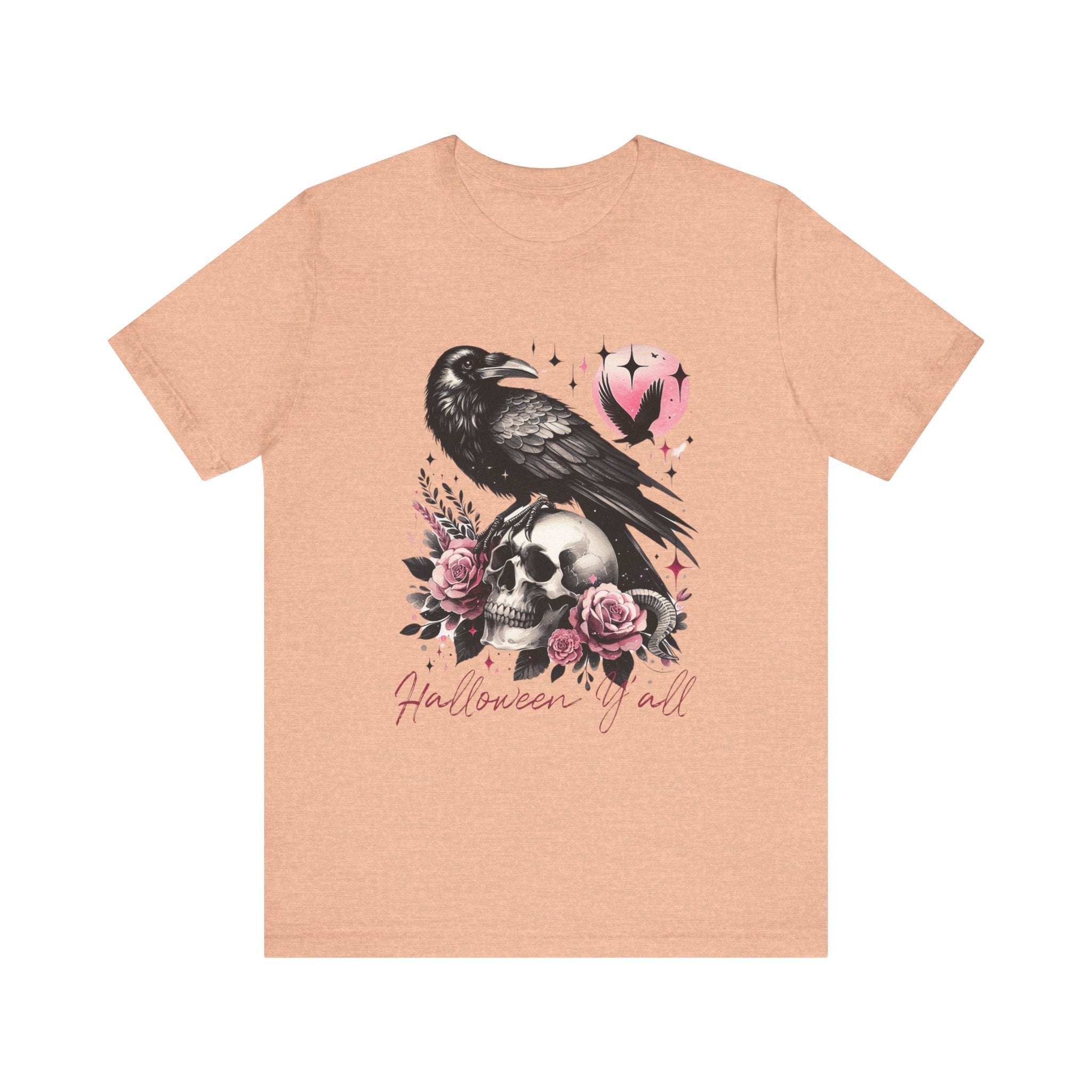 Halloween Y'all T-Shirt | Fun & Festive Raven Halloween Tee - Deez Teez