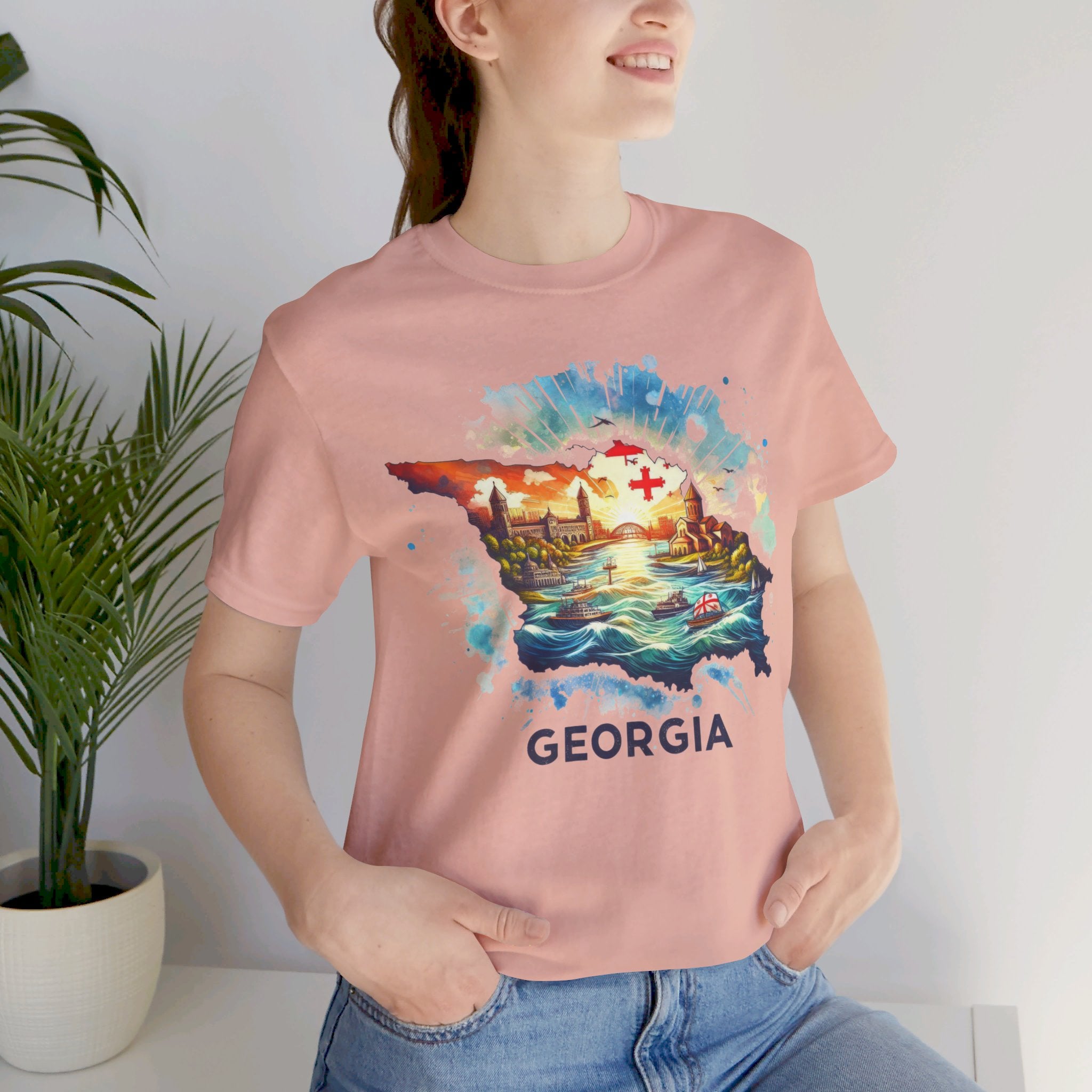 Georgia State Pride T-Shirt | State of Georgia Graphic Tee - Deez Teez