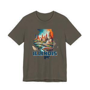 Illinois State Pride Tee - Deez Teez