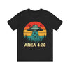 Area 420 Cannabis T-Shirt | Spaced Out Crewneck T-Shirt - Deez Teez