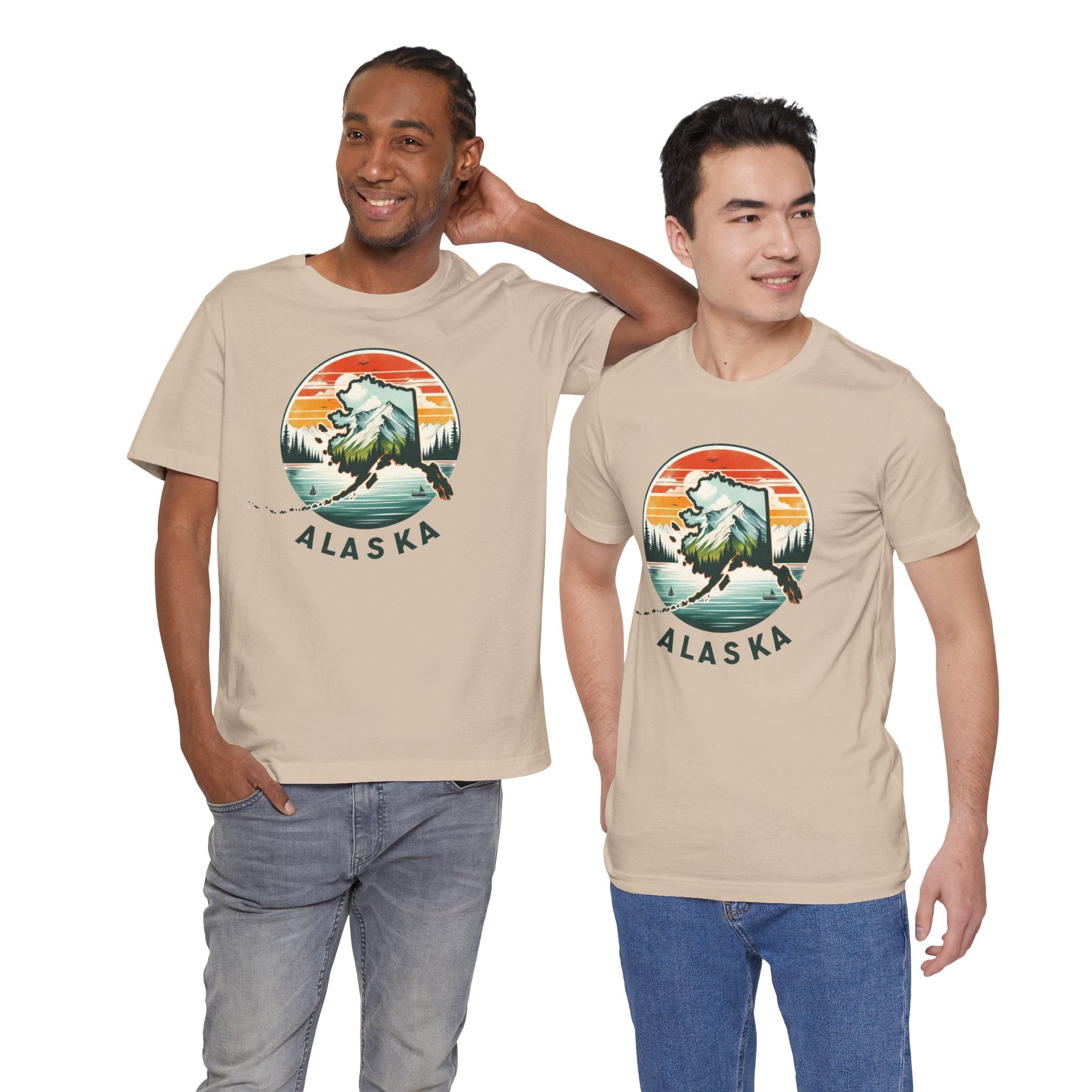 Alaska State Pride Jersey T-Shirt - Deez Teez