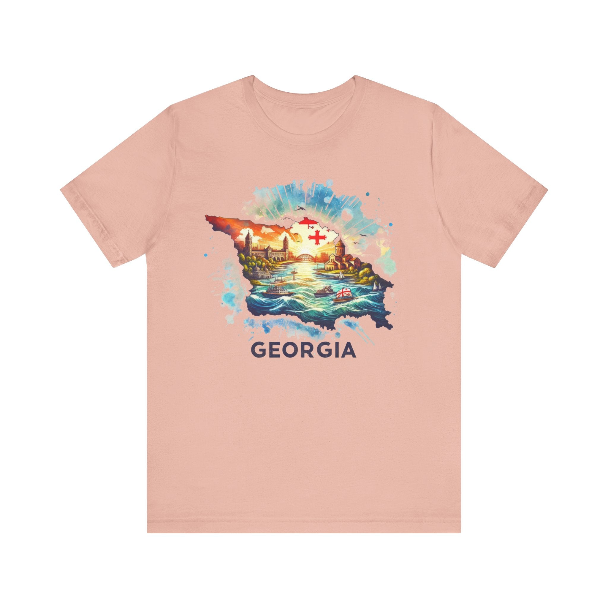 Georgia State Pride T-Shirt | State of Georgia Graphic Tee - Deez Teez