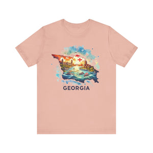 Georgia State Pride T-Shirt | State of Georgia Graphic Tee - Deez Teez