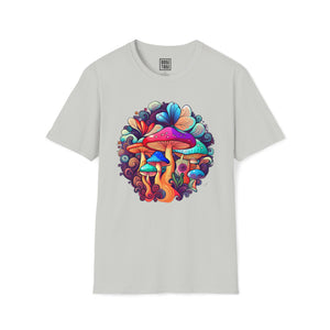 Psychedelic Mushroom Graphic T-Shirt | Trippy Fungi Tee - Deez Teez