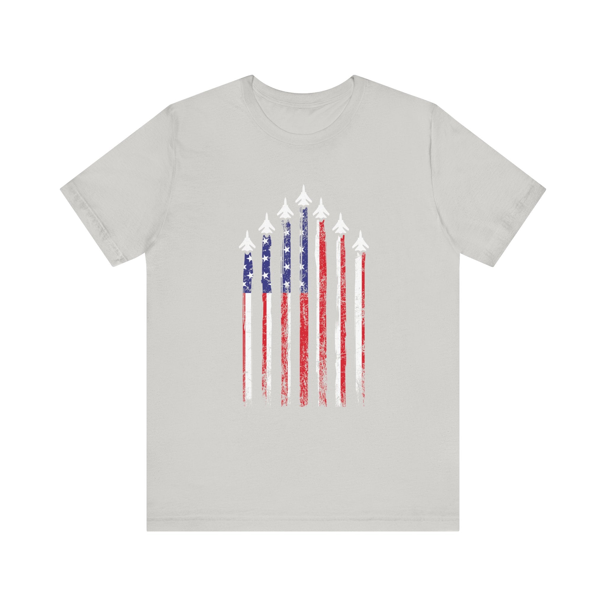 Military Honor T-Shirt | Jet Formation USA Tee | Gift for Airmen - Deez Teez