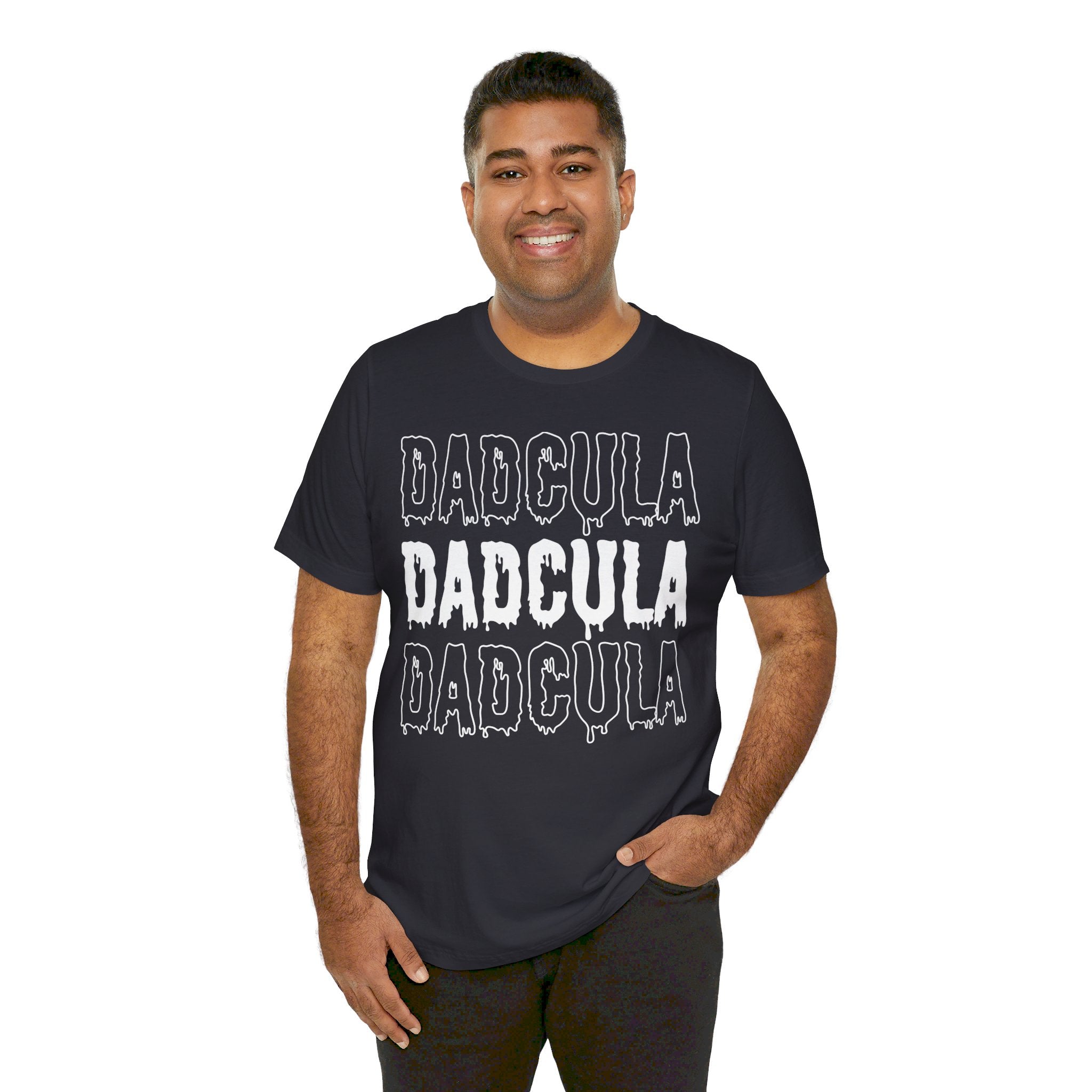 'Dadcula' Dracula Halloween T-Shirt | Funny Halloween T-Shirt for Dads - Deez Teez