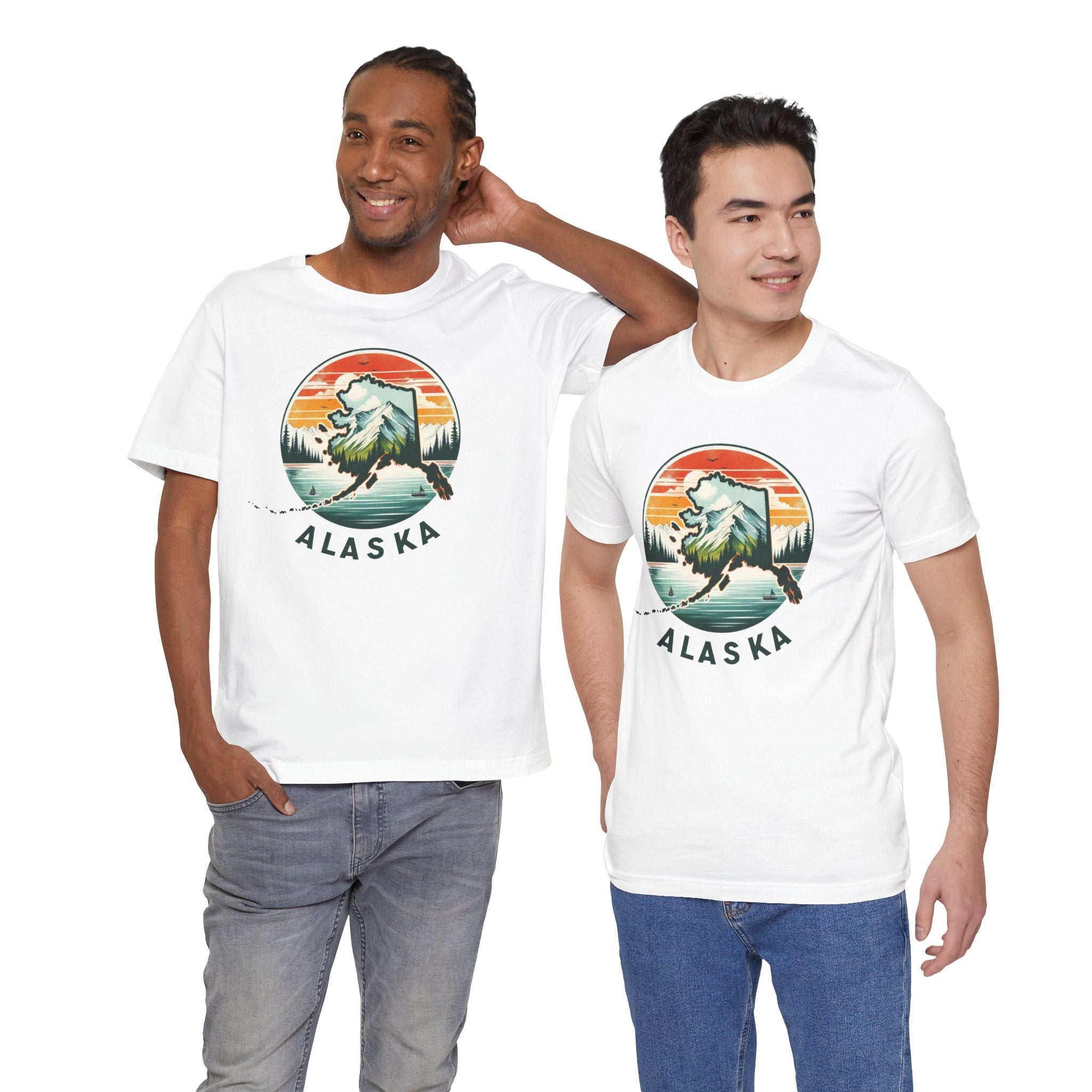 Alaska State Pride Jersey T-Shirt - Deez Teez