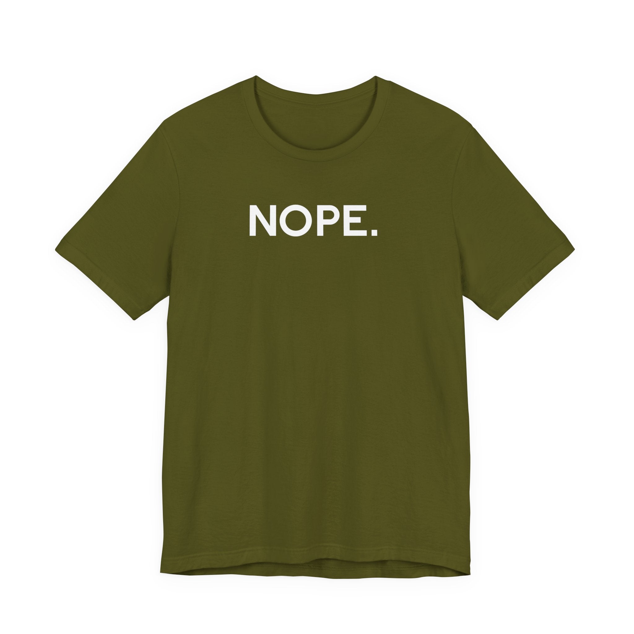'Nope' Bold Statement Unisex Crewneck T-Shirt - Deez Teez