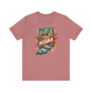 Indiana State Pride T-Shirt | State of Indiana Graphic Tee - Deez Teez