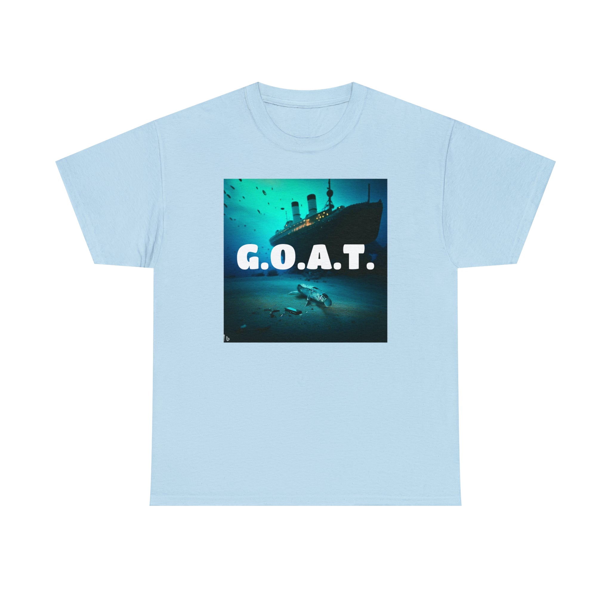 The GOAT T-Shirt | Sunken Titanic Tee - Deez Teez