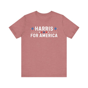 Harris for America T-Shirt | Democratic Political Tee | Kamala Harris For President - Deez Teez