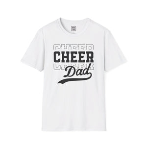 'Cheer Dad' Athlete Support T-Shirt | Gift For Cheerleading Parent - Deez Teez