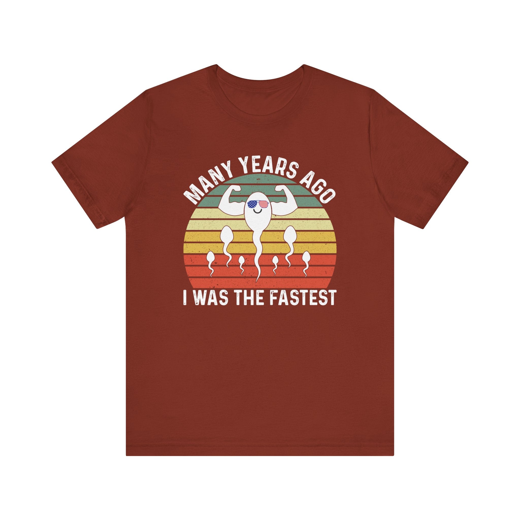 'Many Years Ago I was the Fastest' T-Shirt | Strong Swimmer Tee - Deez Teez