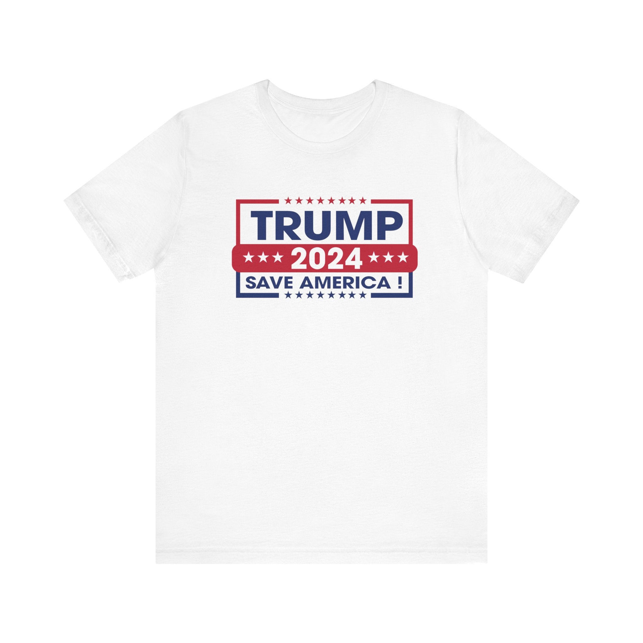 Trump 2024 Save America Banner Graphic T-Shirt | Republican Party Election Tee - Deez Teez