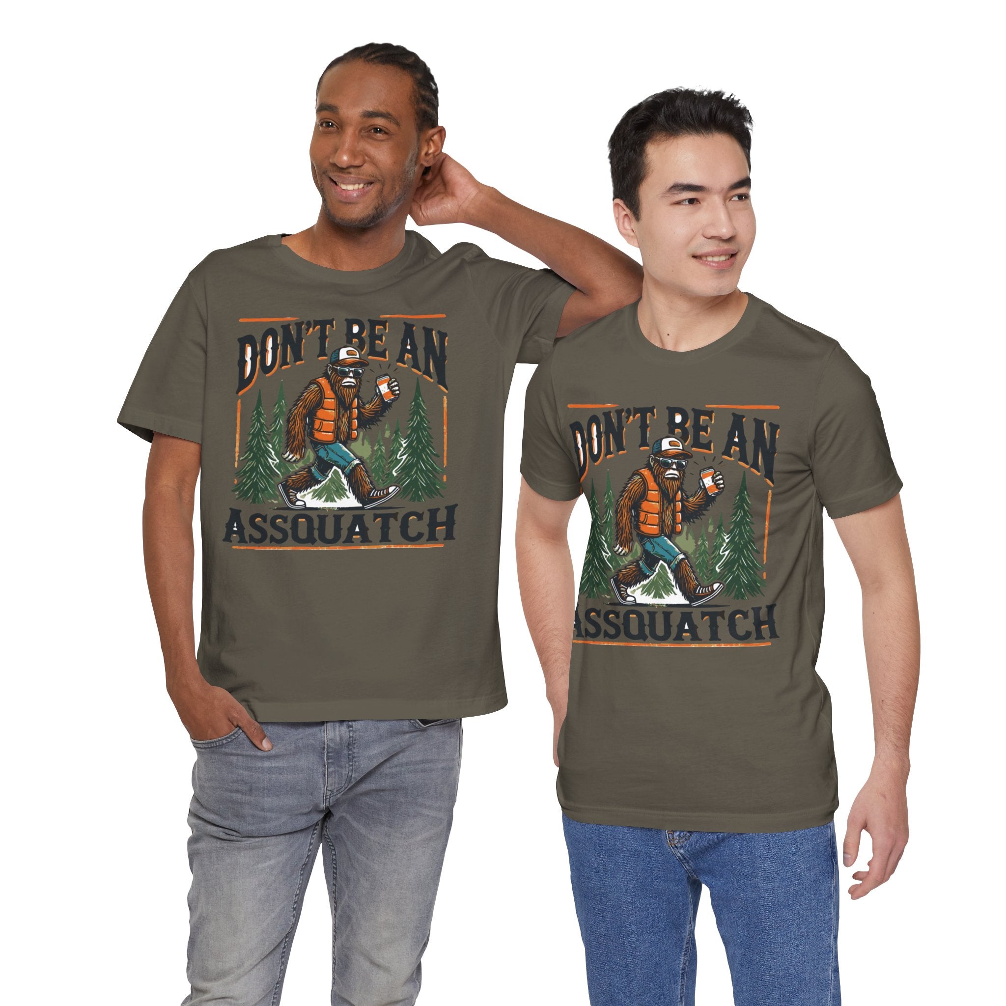 'Don't Be an Assquatch' Sasquatch Tee - Deez Teez