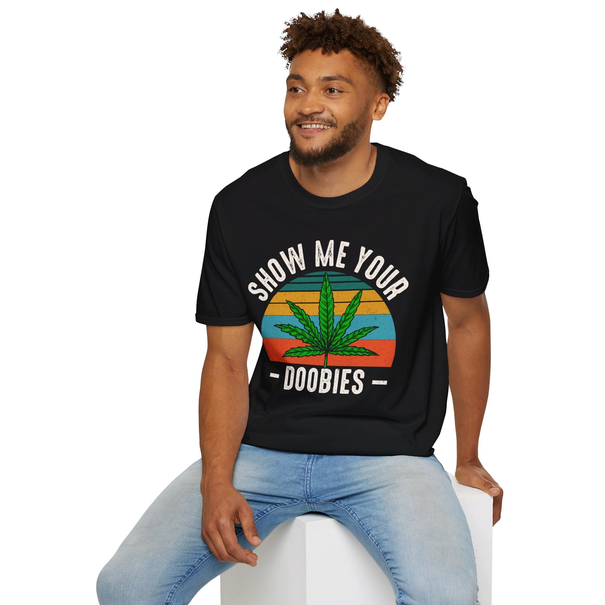 'Show Me Your Doobies' Weed T-Shirt | Cannabis Tee - Deez Teez