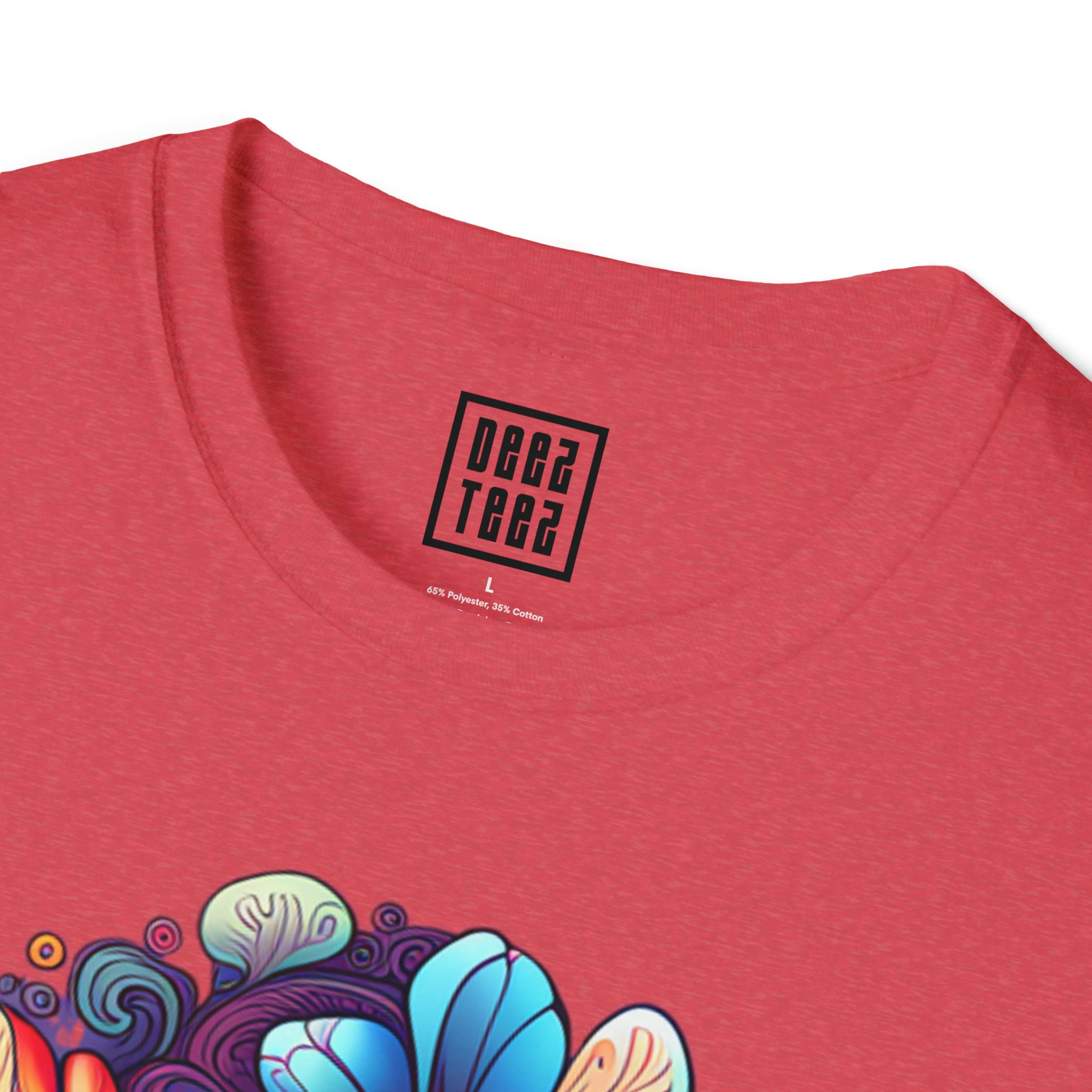 Psychedelic Mushroom Graphic T-Shirt | Trippy Fungi Tee - Deez Teez