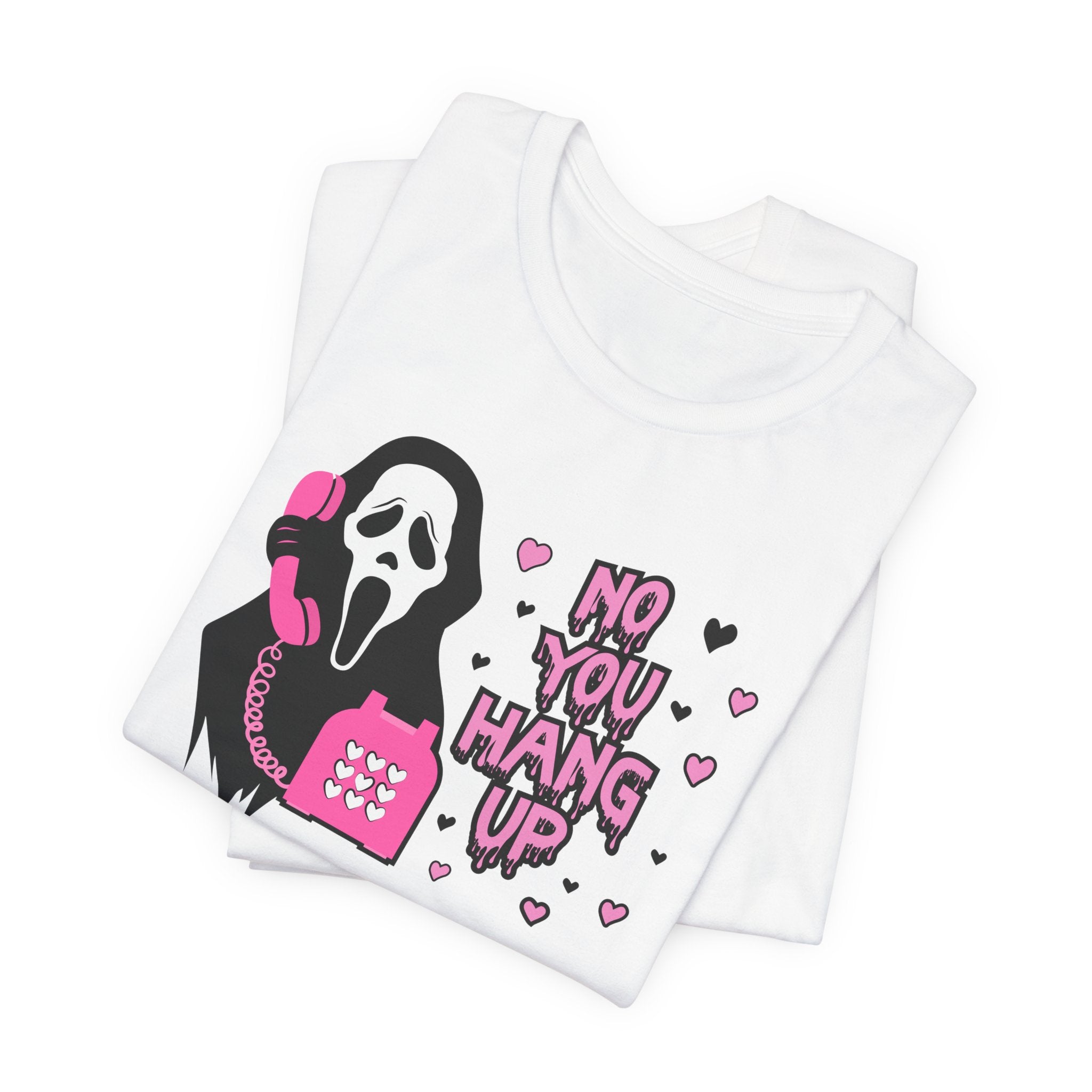 Scream Movie 'No You Hang Up' Tee | Classic Horror Movie Scene T-Shirt - Deez Teez