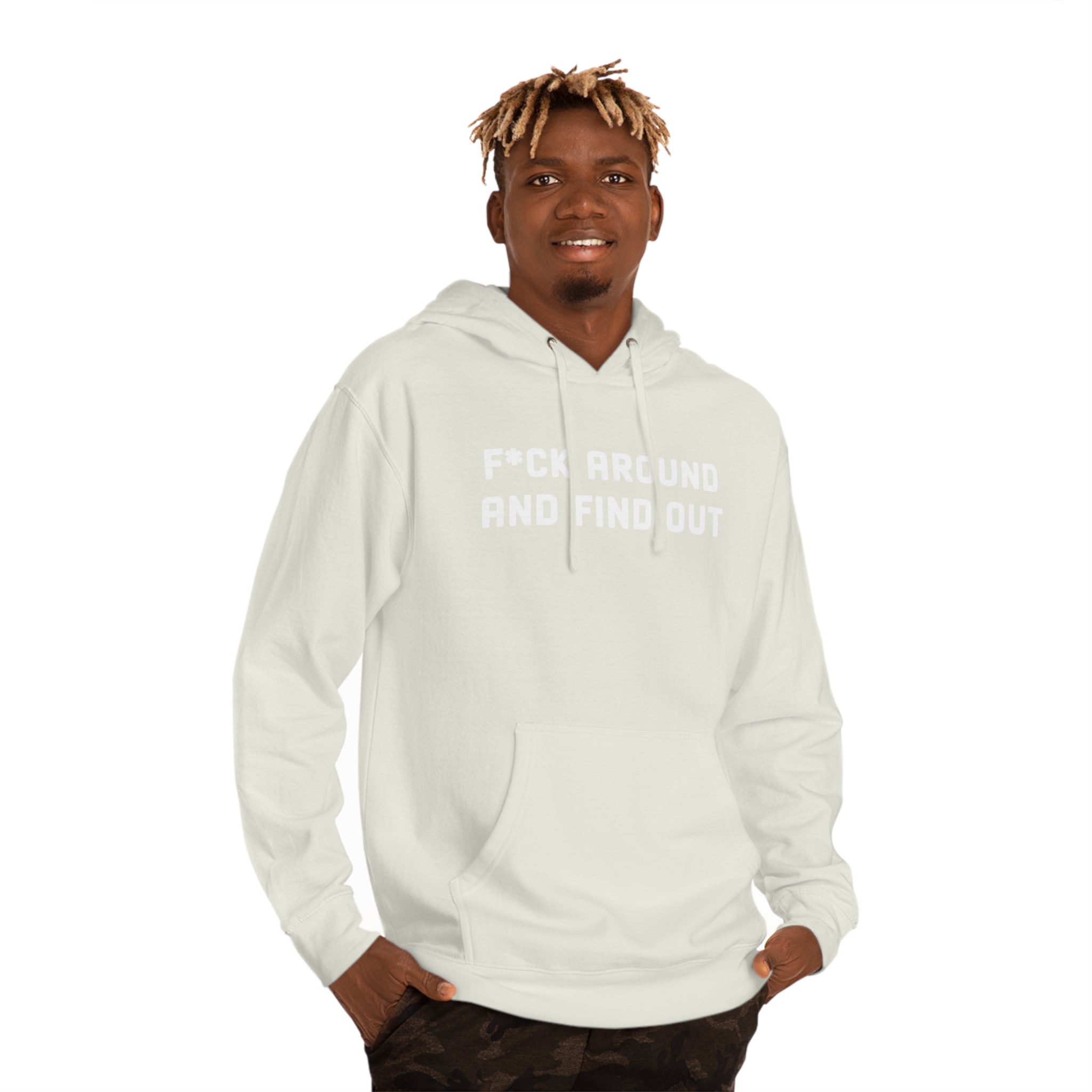 'F*CK Around And Find Out' Bold Statement Unisex Hooded Sweatshirt - Deez Teez