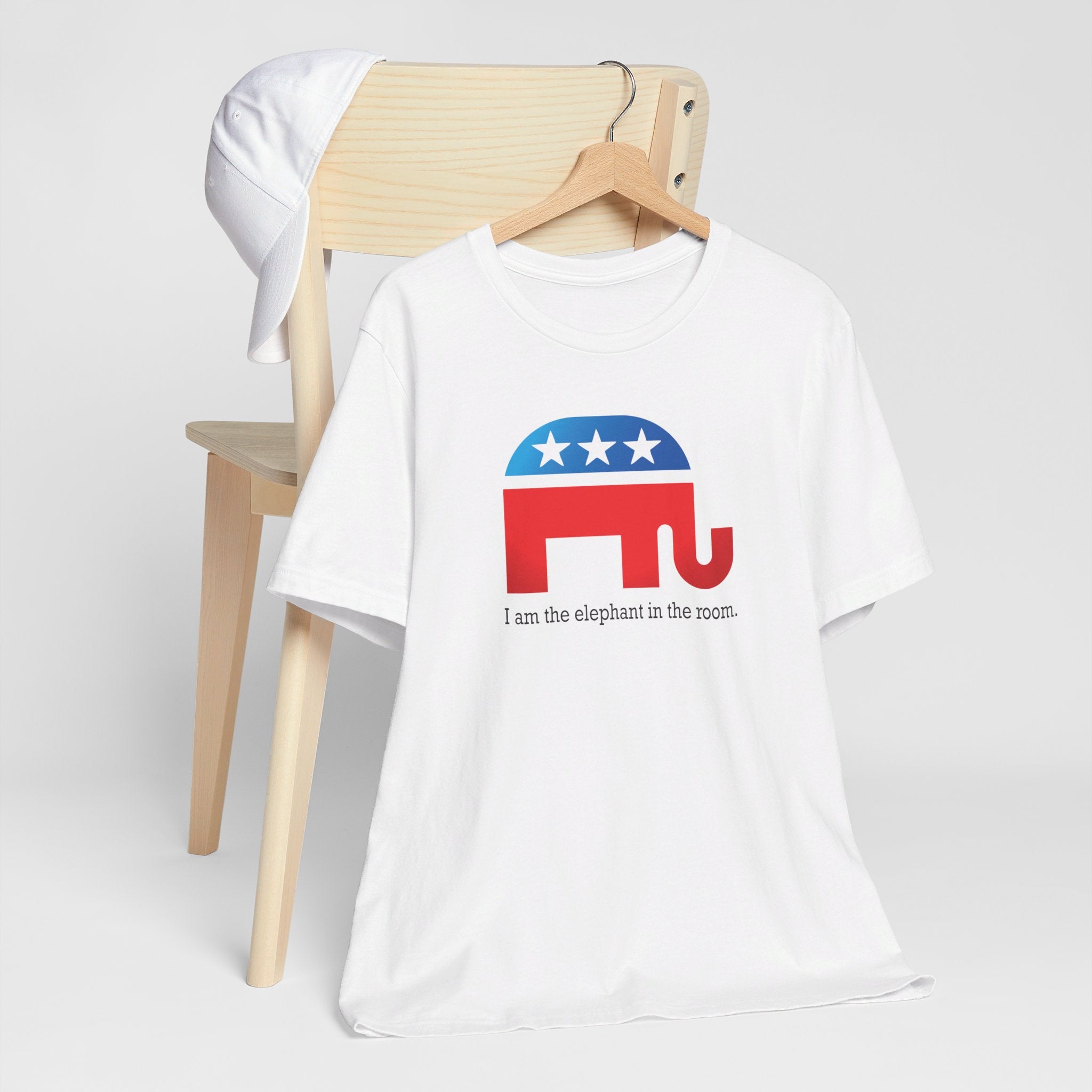 I am the Elephant in the Room (Republican Party) - Unisex Jersey Short Sleeve T-Shirt - Deez Teez