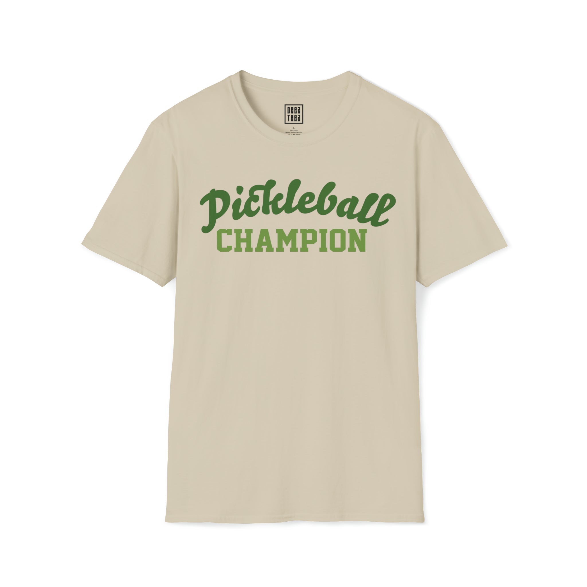 Pickleball Champion | Big Dill Softstyle T-Shirt - Deez Teez