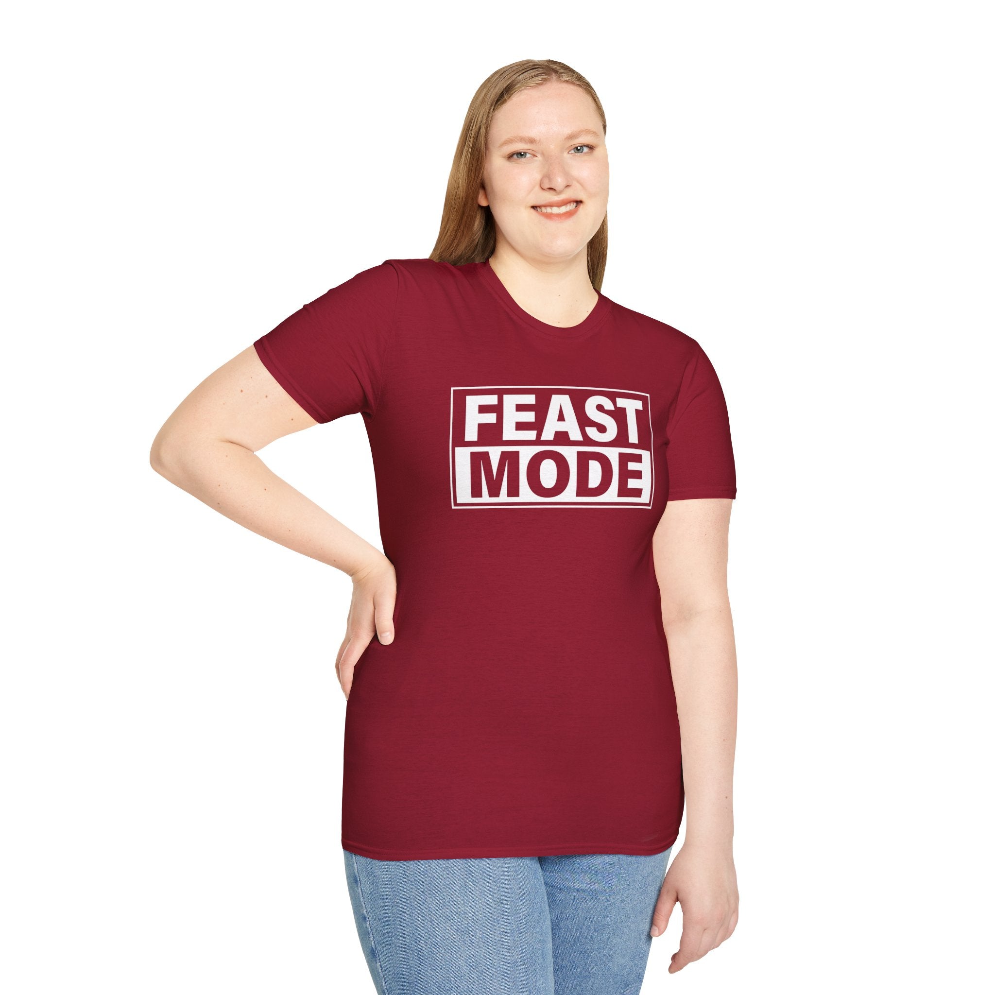 "Feast Mode" T-Shirt – Perfect for Buffet Kings, Holiday Feasts, and Family Dinners