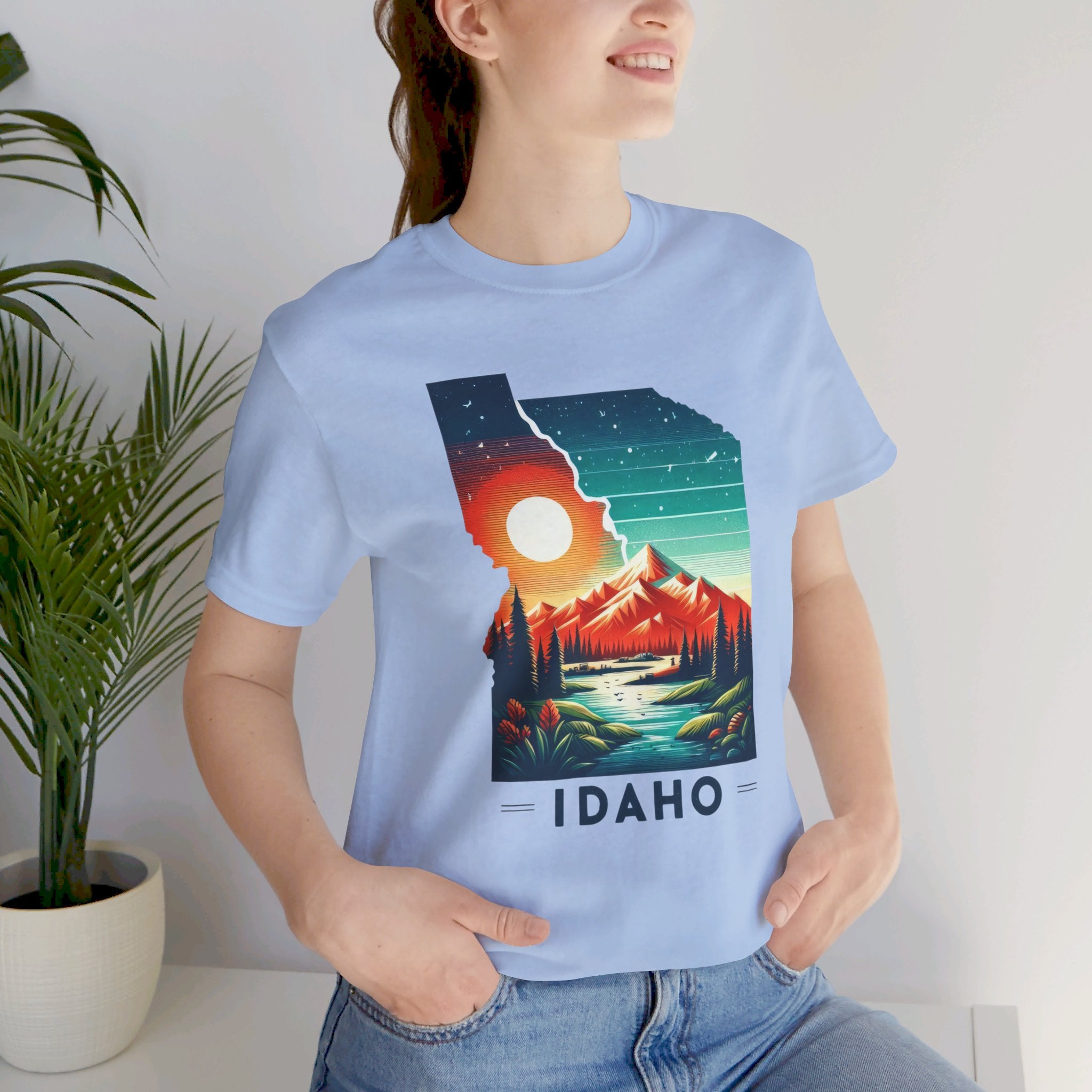 Idaho State Pride T-Shirt | State of Idaho Graphic T-Shirt - Deez Teez