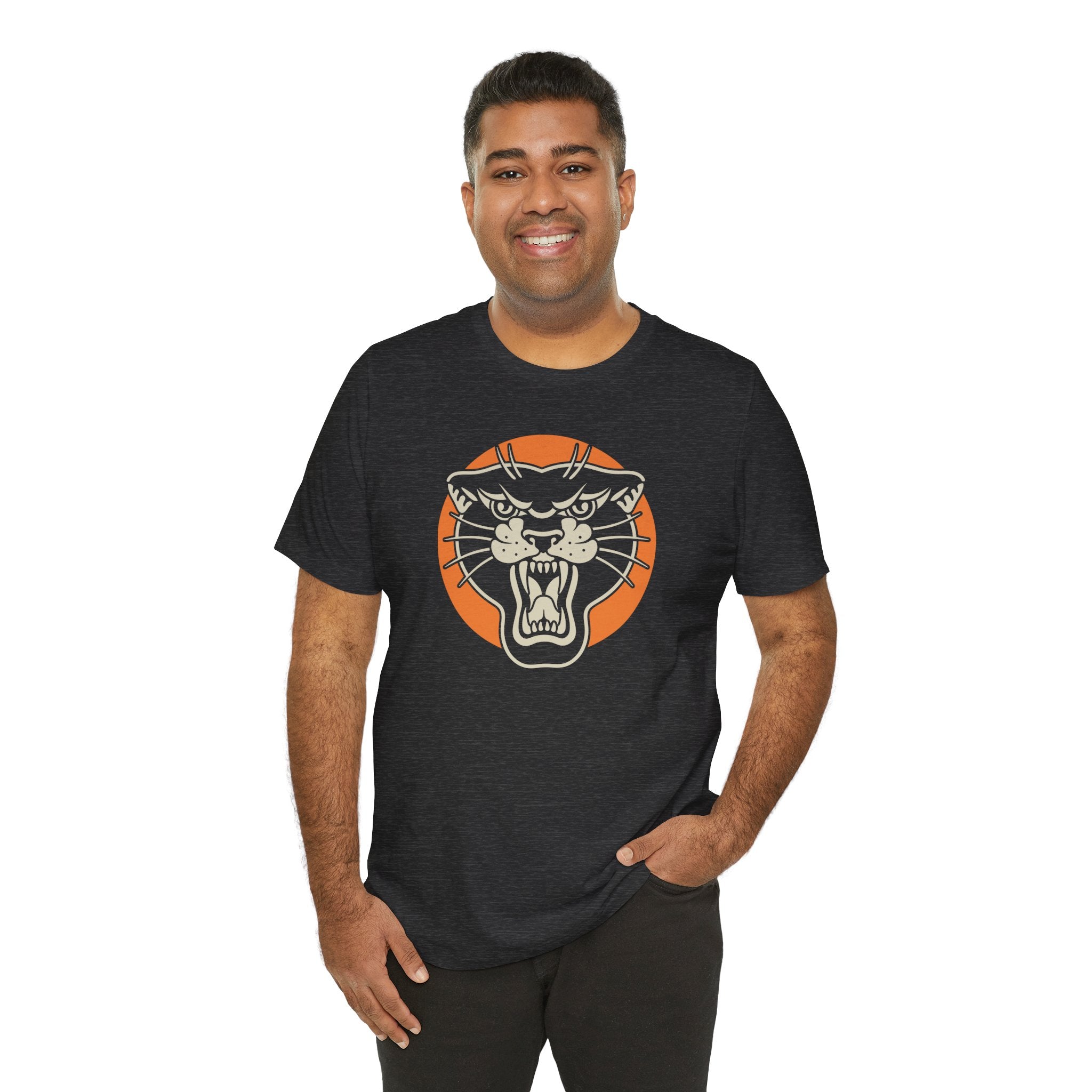 Black Panther Traditional Tattoo Flash T-shirt