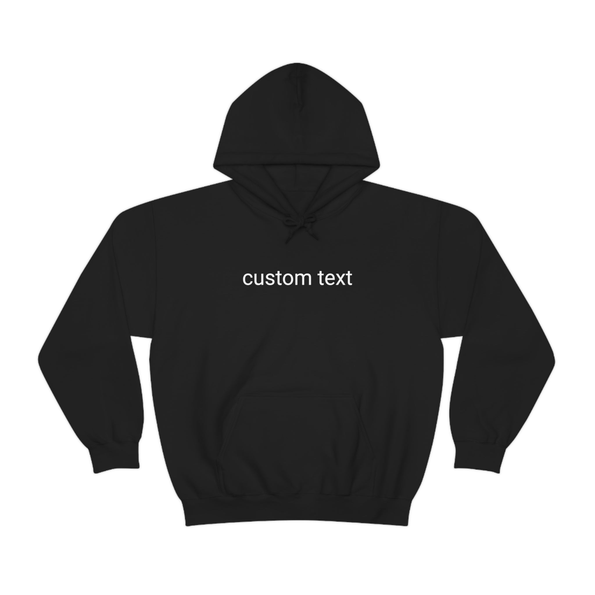 'Officially Custom' Hooded Sweatshirt | Funny Text Hoodie - Deez Teez