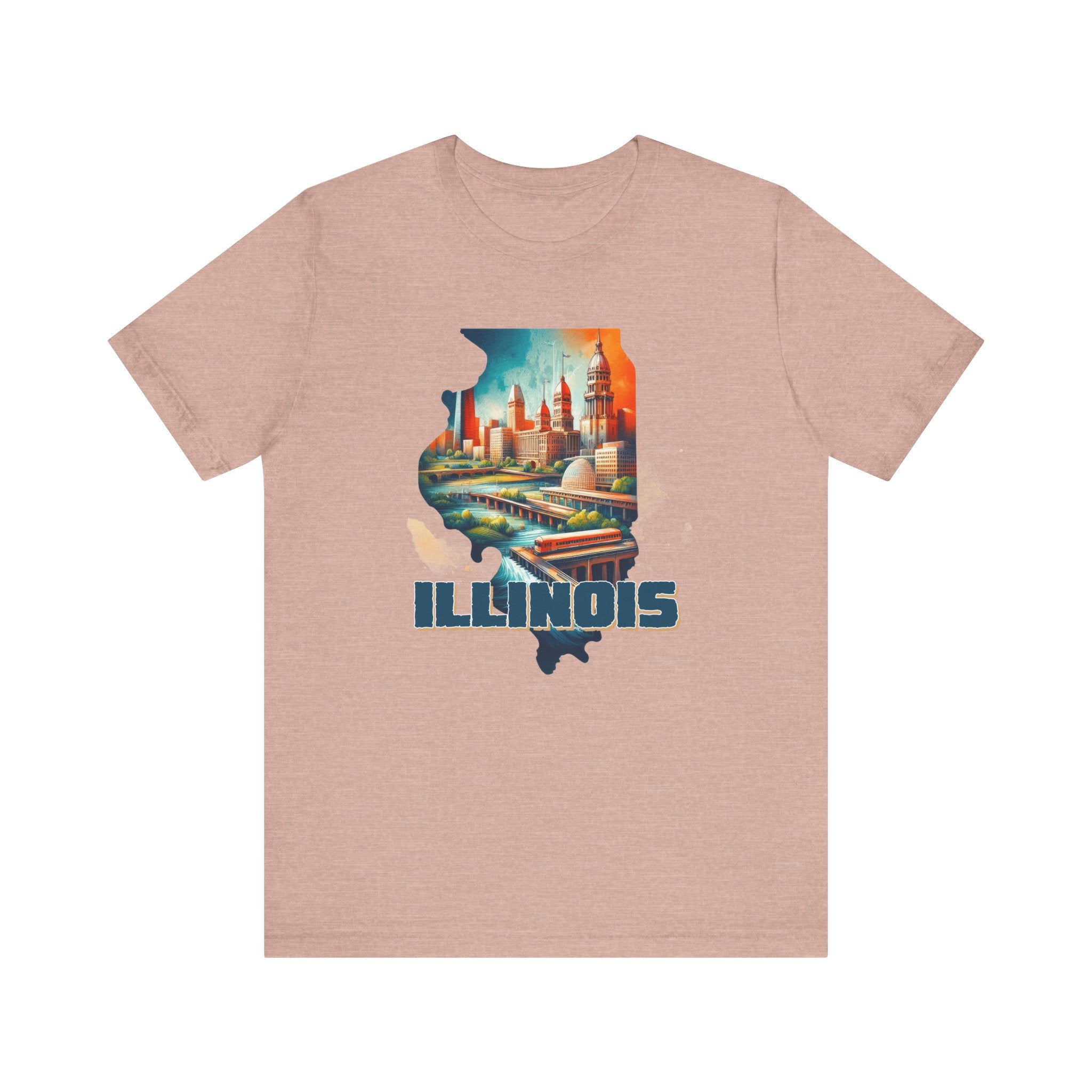 Illinois State Pride T-Shirt | State of Illinois Graphic Tee - Deez Teez