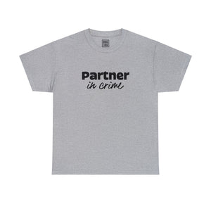 Dynamic Duo 'Partner in Crime' Couples T-Shirt | Companions Tees - Deez Teez