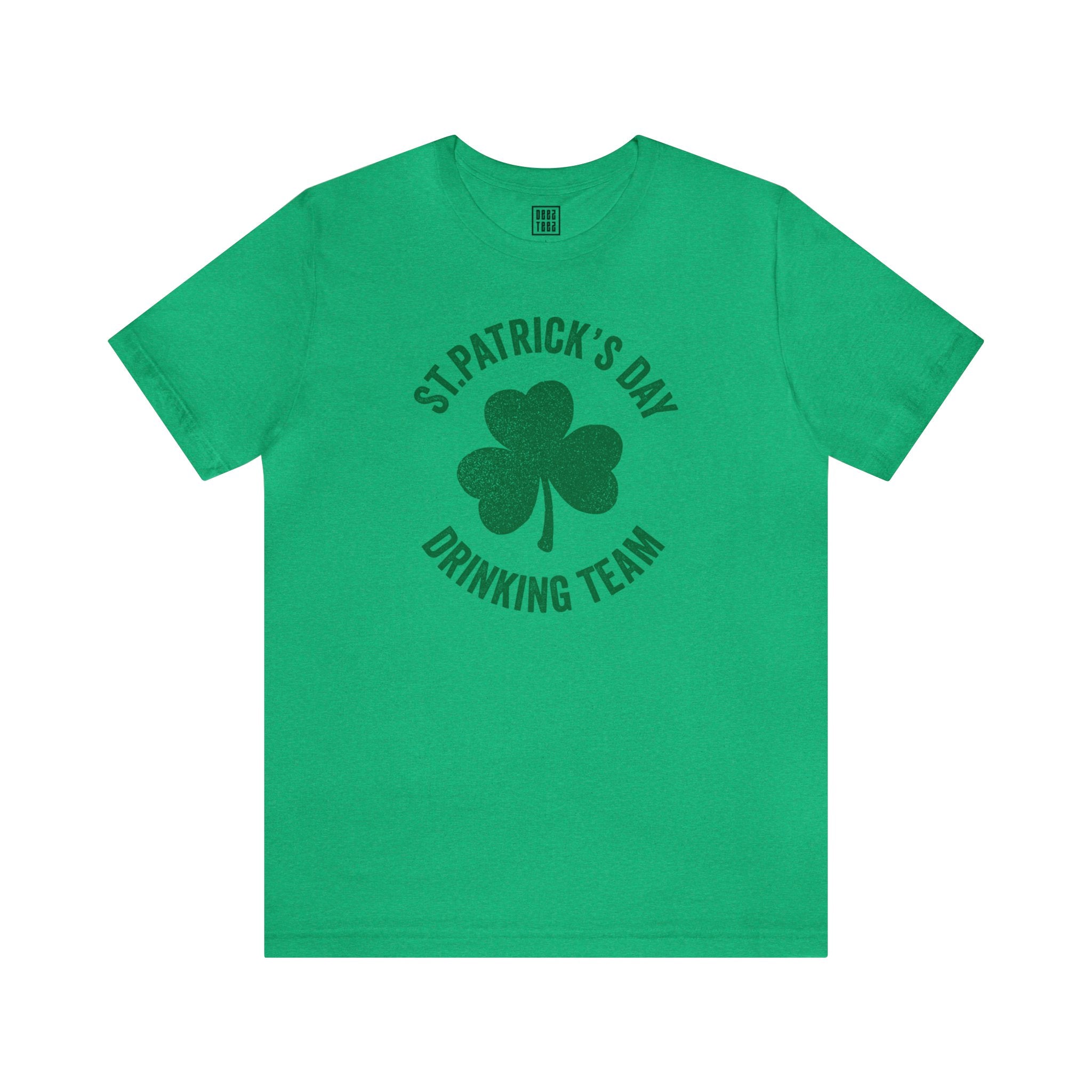 St. Patricks Day Drinking Team Short Sleeve T-Shirt | Irish Courage Group Tee | Holiday Funnies - Deez Teez