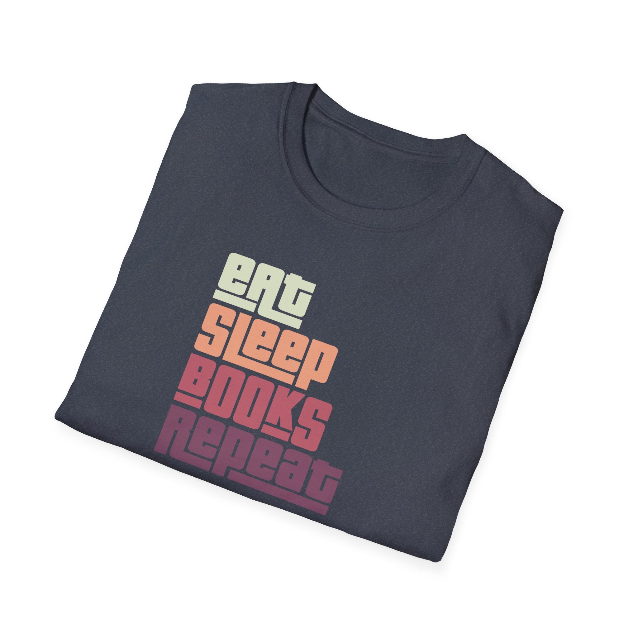 'Eat. Sleep. Books. Repeat.' Reader Life T-Shirt | Book Lover Tee