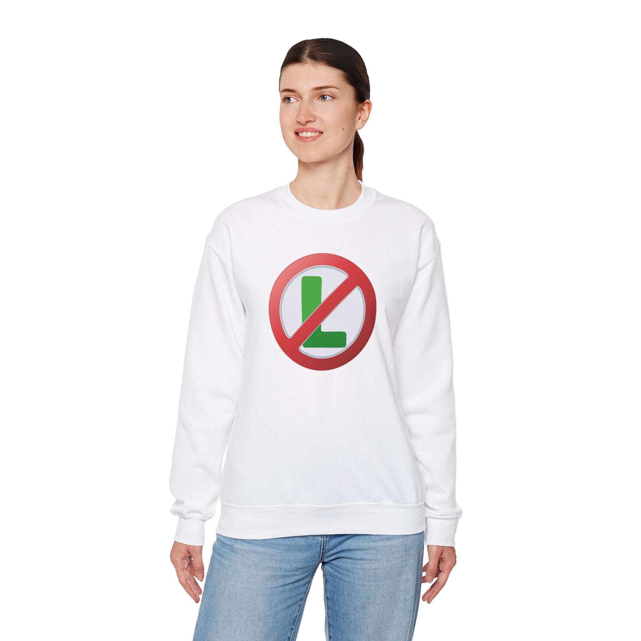 "No L" Christmas Sweatshirt | Funny Noel Pun Design