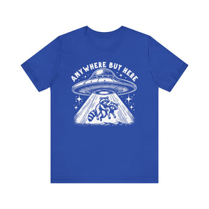 Anywhere But Here Racoon UFO Tee - Deez Teez