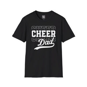 'Cheer Dad' Athlete Support T-Shirt | Gift For Cheerleading Parent - Deez Teez