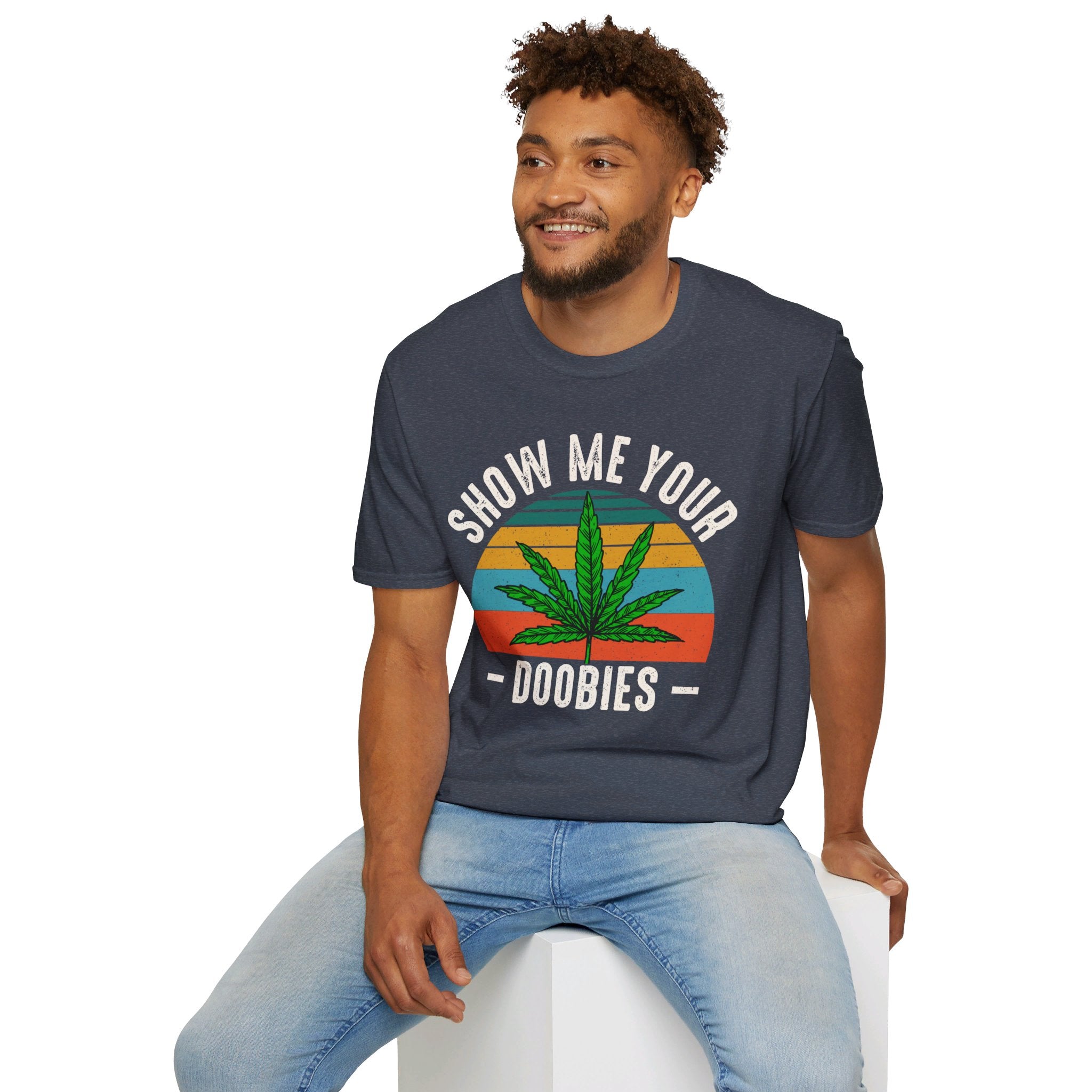 'Show Me Your Doobies' Weed T-Shirt | Cannabis Tee - Deez Teez