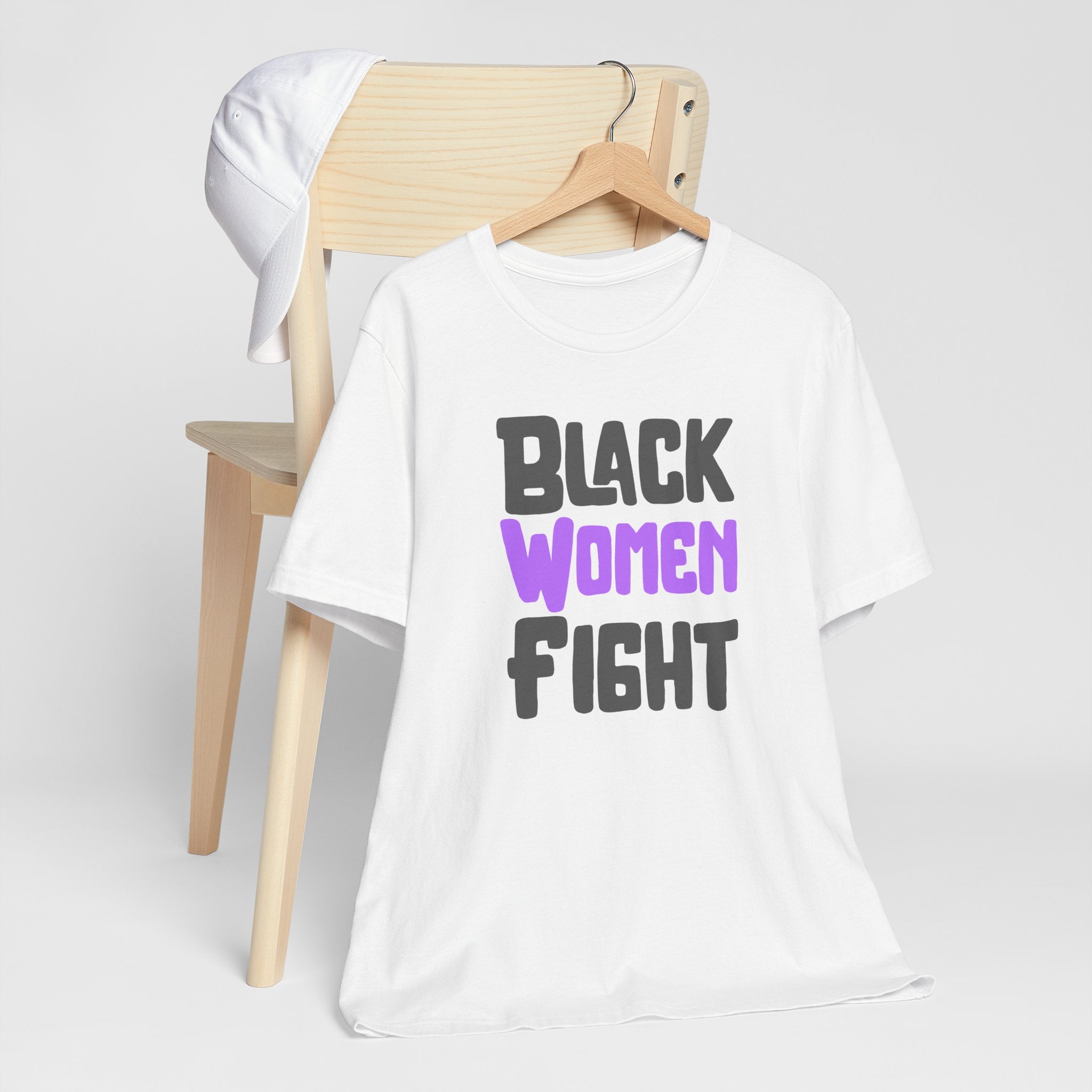 Black Women Fight T-Shirt | Empowerment and Strength Tee