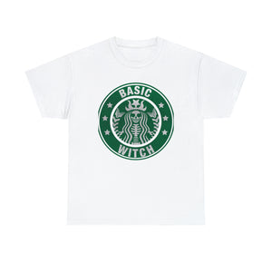 Basic Witch Starbucks Parody T-Shirt - Hocus Pocus Style - Deez Teez