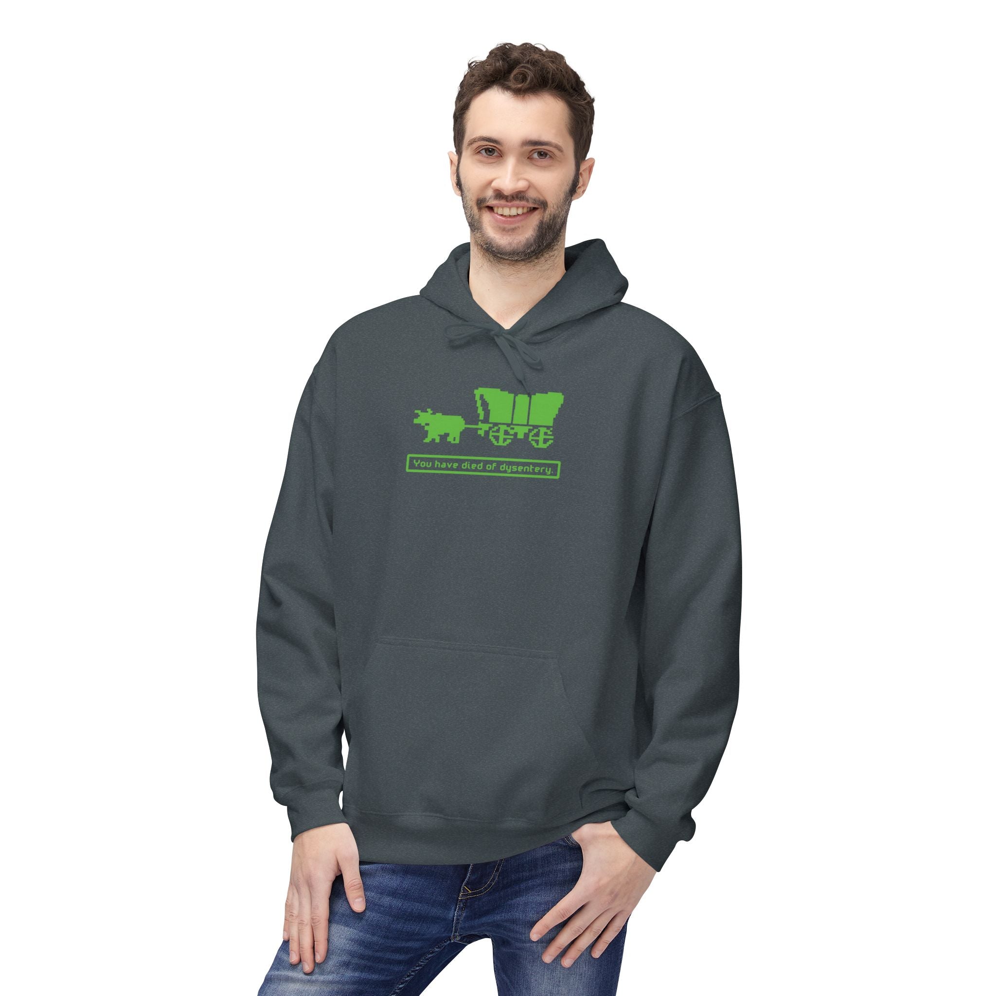 You Have Died of Dysentery Hoodie | Oregon Trail Video Game Classic Sweatshirt